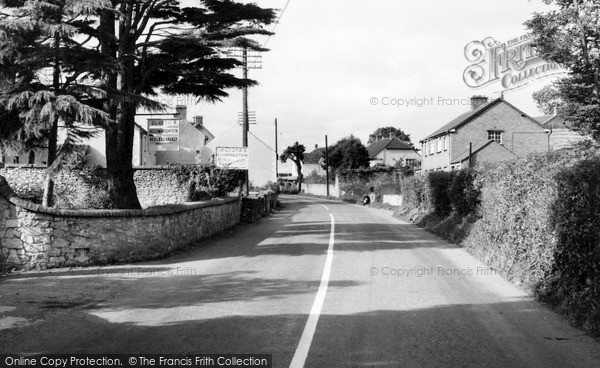Photo of Othery, The Main Road c.1955