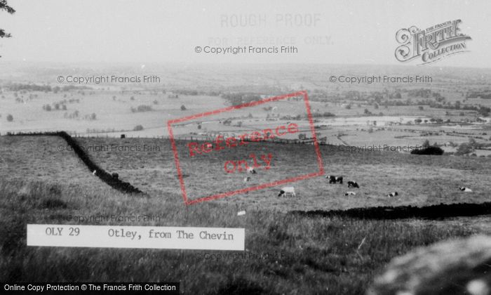 Photo of Otley, From The Chevin c.1960
