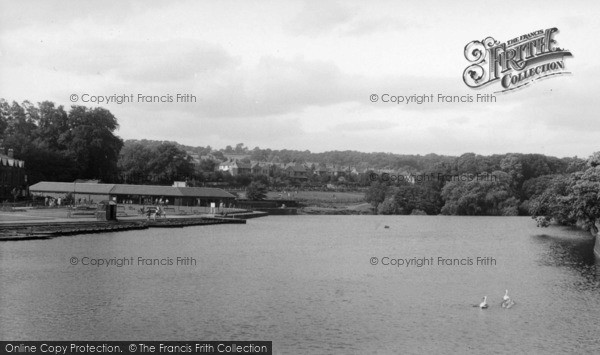 Photo of Otley, River Wharfe From The Bridge c.1955
