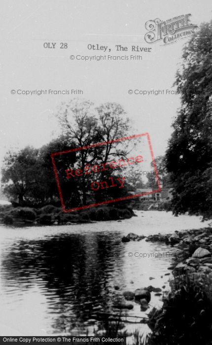 Photo of Otley, The River c.1960