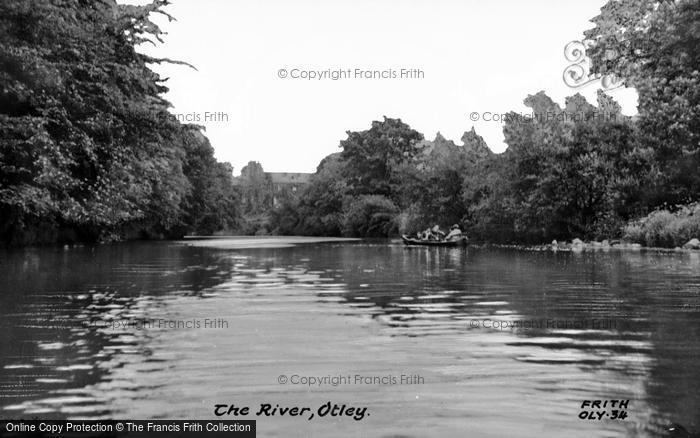 Photo of Otley, The River c.1960