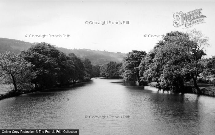 Photo of Otley, The River Wharfe c.1960