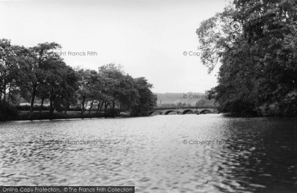 Photo of Otley, The River Wharfe c.1960