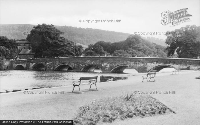 Photo of Otley, Wharfe Bridge c.1955