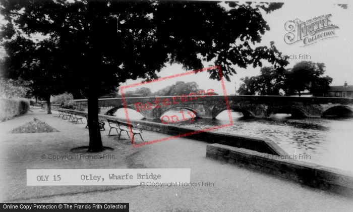 Photo of Otley, Wharfe Bridge c.1960