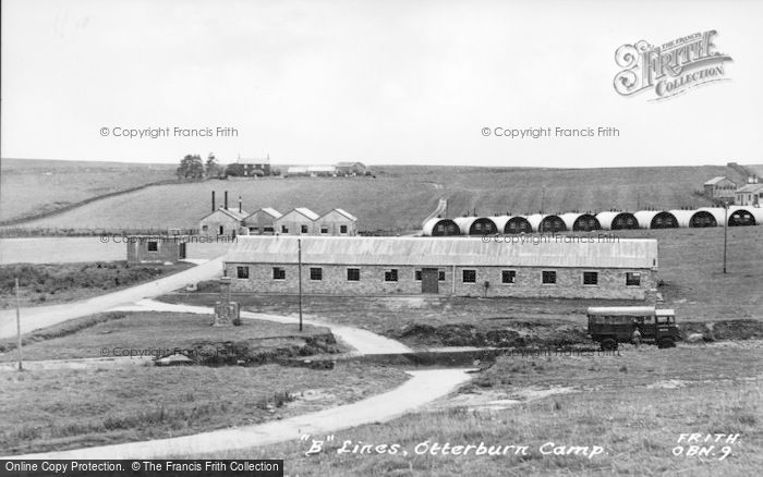 Photo of Otterburn, Camp, 'b' Lines c.1955