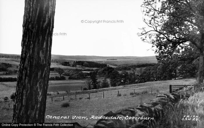 Photo of Otterburn, General View Towards Redesdale c.1955