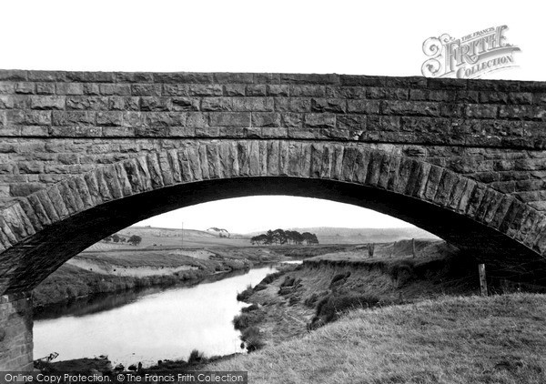 Photo of Otterburn, River Rede And Bridge c.1955