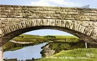 River Rede And Bridge c.1955, Otterburn