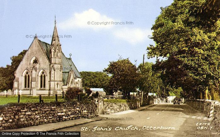 Photo of Otterburn, St John's Church c.1955