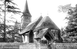 Ottershaw, Christ Church and Lychgate 1906