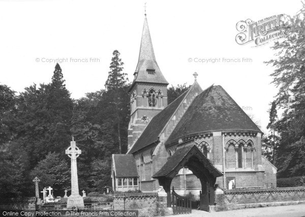 Photo of Ottershaw, Christ Church c.1955