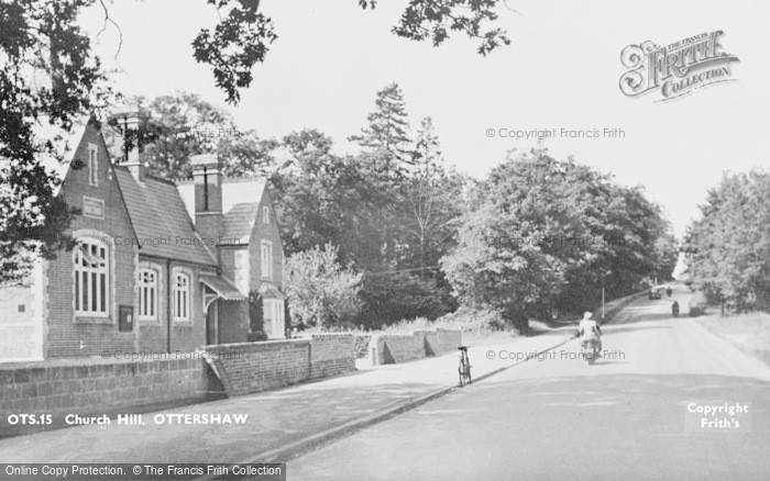 Photo of Ottershaw, Church Hill c.1955