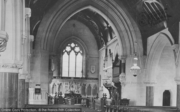 Photo of Otterton, Church Interior 1890