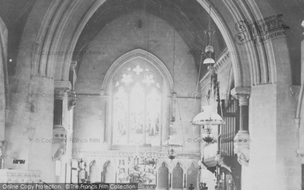 Photo of Otterton, Church Interior 1890