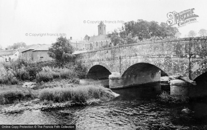 Photo of Otterton, The Bridge And Church c.1955