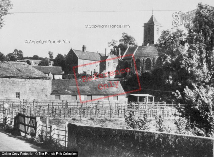 Photo of Otterton, The Church And Market c.1955