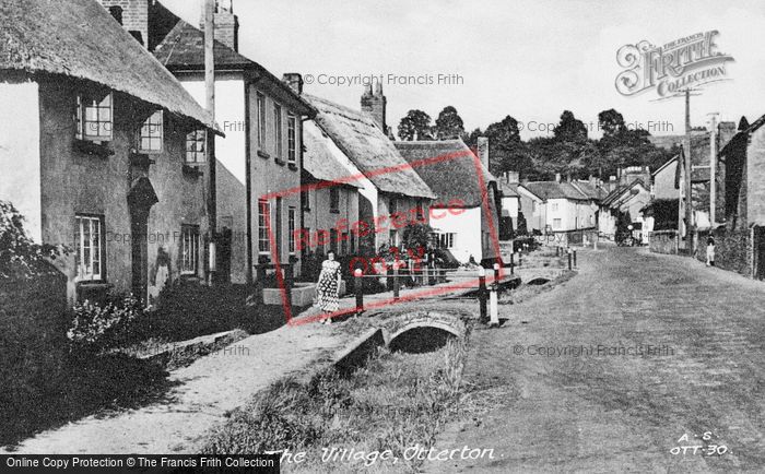 Photo of Otterton, The Village c.1955