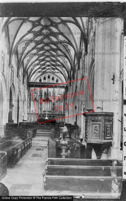 Photo of Ottery St Mary, Church, Choir And Pulpit 1901