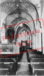 Church Interior c.1960, Ottery St Mary