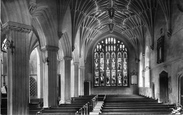 Church North Aisle 1901, Ottery St Mary