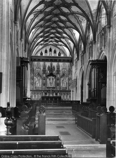 Photo of Ottery St Mary, Church, The Altar Screen 1938