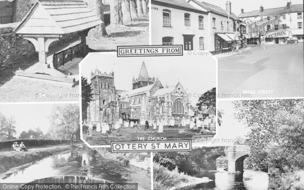 Photo of Ottery St Mary, Composite c.1960