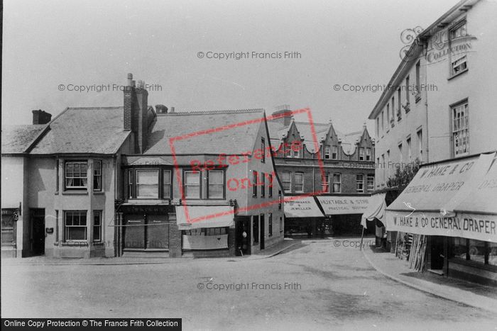 Photo of Ottery St Mary, Market Place 1907