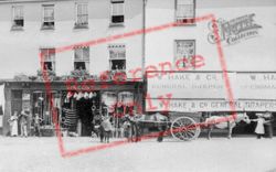 Shops In The Market Place 1907, Ottery St Mary