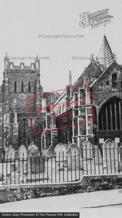 Photo of Ottery St Mary, St Mary's Church c.1950