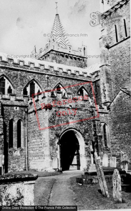 Photo of Ottery St Mary, St Mary's Church, The Porch c.1955