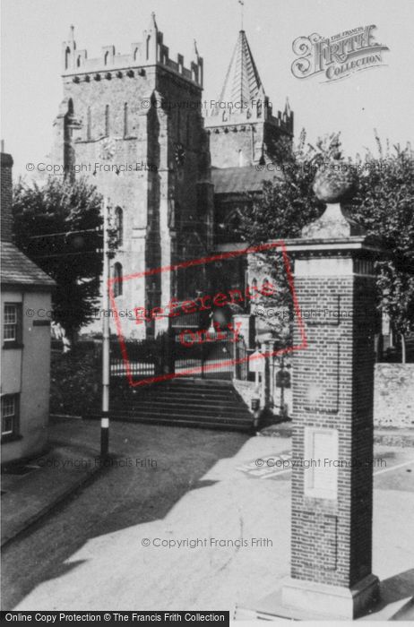 Photo of Ottery St Mary, The Church And Monument c.1950