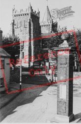 The Church And Monument c.1950, Ottery St Mary