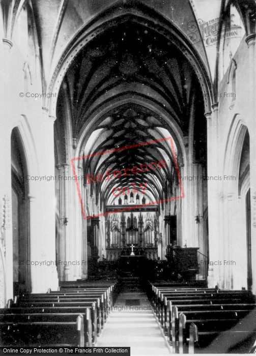 Photo of Ottery St Mary, The Church Interior c.1890