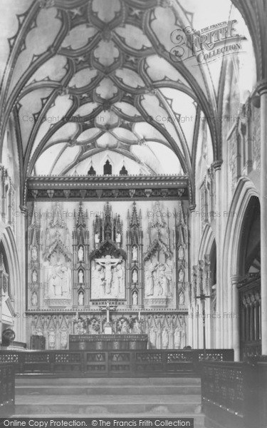 Photo of Ottery St Mary, The Church Interior c.1960