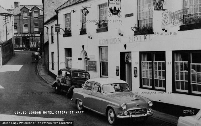 Photo of Ottery St Mary, The London Hotel c.1960