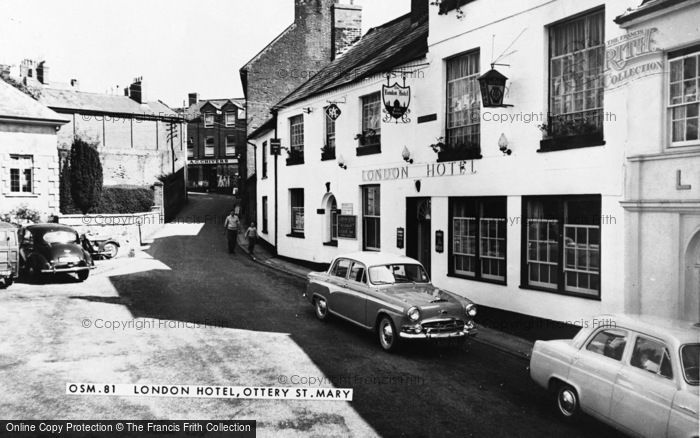 Photo of Ottery St Mary, The London Hotel c.1960