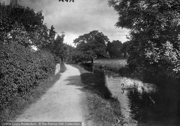 Photo of Ottery St Mary, The Mill Stream 1922