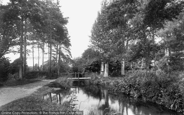 Photo of Ottery St Mary, The Mill Stream 1922