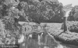 The Mill Stream c.1955, Ottery St Mary