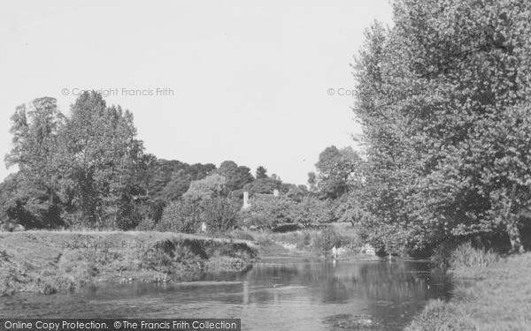 Photo of Ottery St Mary, The River Otter c.1955
