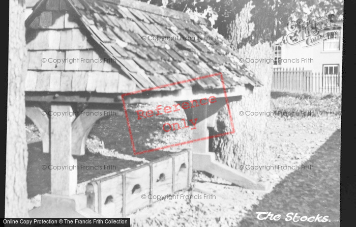 Photo of Ottery St Mary, The Stocks c.1950
