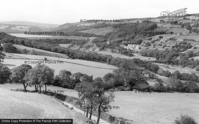 Photo of Oughtibridge, Ewden Reservoir And Village From Brightholmlee c.1960