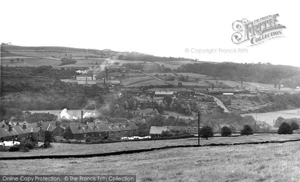 Photo of Oughtibridge, looking towards Grenoside c1955