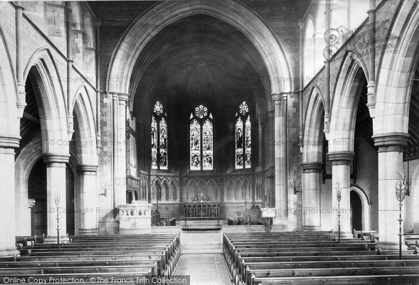 Photo of Oughtrington, Church Interior 1897