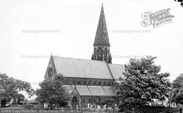 Photo of Oughtrington, St Peter's Church c.1955
