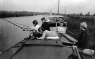 Boating On The River c.1939, Oulton Broad