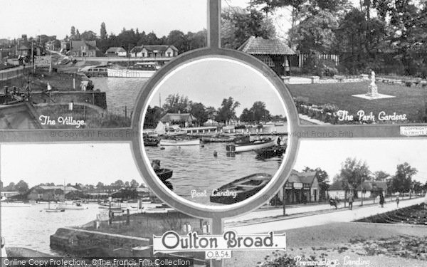 Photo of Oulton Broad, Composite c.1939