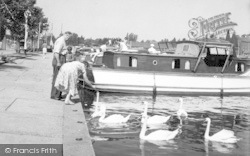 Feeding The Swans c.1965, Oulton Broad