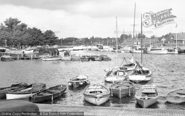 Photo of Oulton Broad, General View c.1955